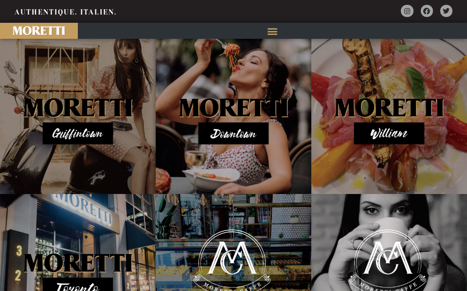 pizzeriamoretti.com/ screen capture